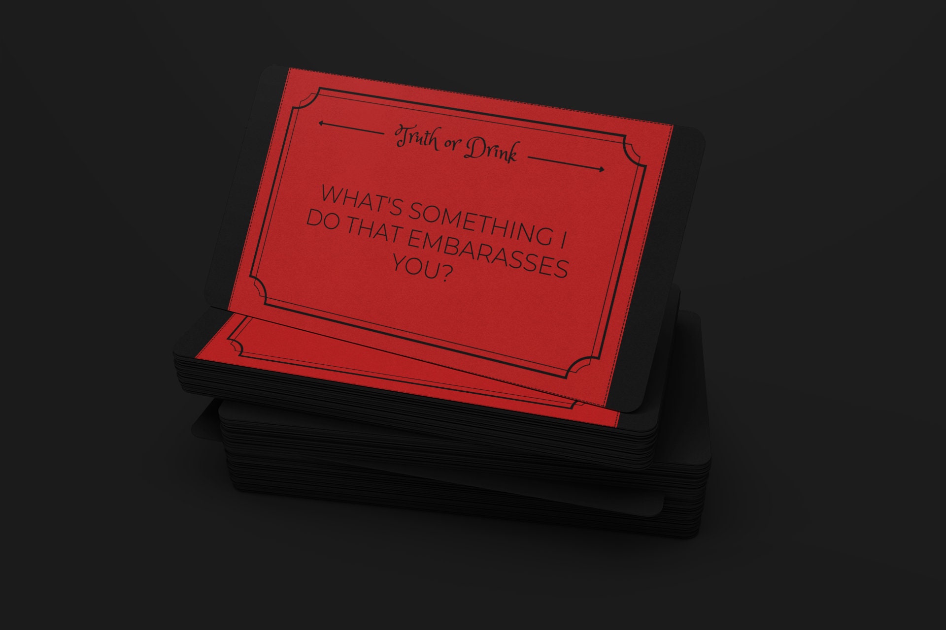 54 Cards of Truth or Drink Parents and adult Kids Edition, Printable ...