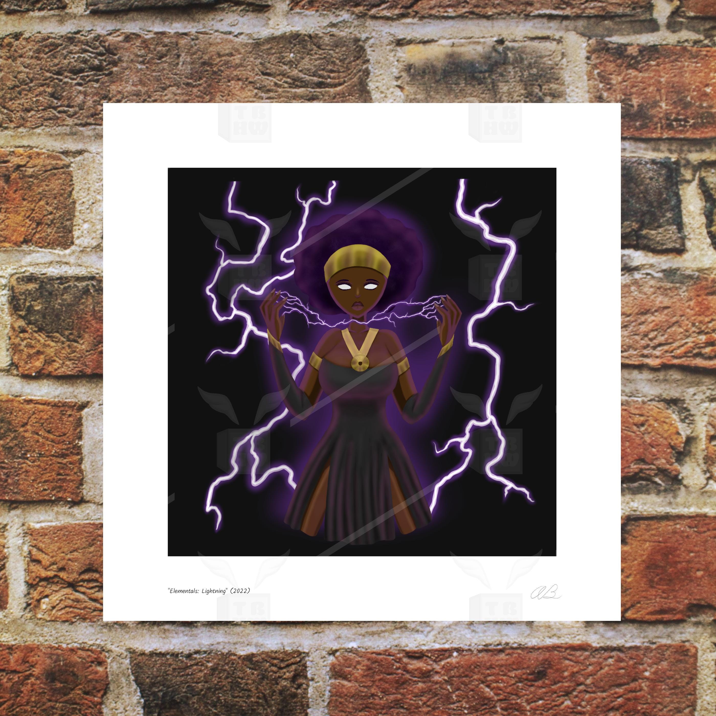 Elementals: Lightning | Art Print - Etsy