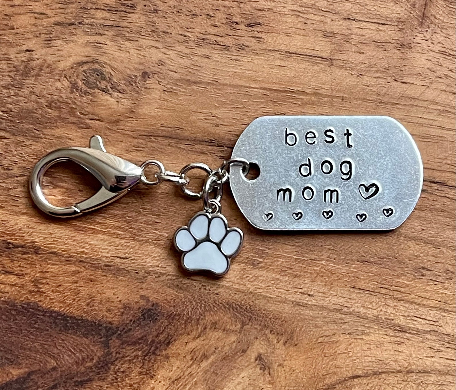 Dog Mom Keychain Etsy