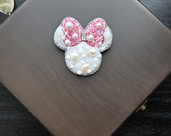 ヴィンテージ ディズニー ミニーマウス オタク ブローチ ピン - Etsy 日本