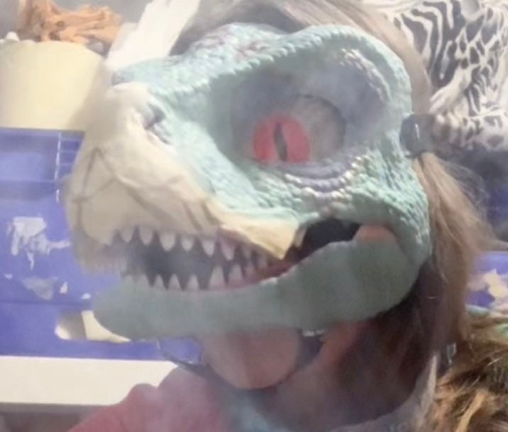 Dino Mask for Sale Etsy