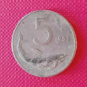 5 Lire coin from 1953