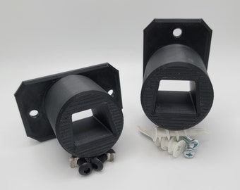 Sim Lab/HRS Xero-Play Quick Release Mount for Sim Rig or Wall - Hardware included for Aluminum Extrusion or Drywall