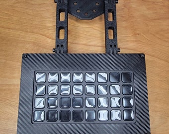Stream Deck XL Mount for for 8020 Sim Rig / 40 Series Profile / Aluminum Extrusion - Reversible Hanging or Standing