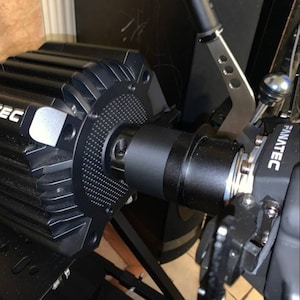 Fanatec CSL DD/DD Pro 改良型 2 ピース スチール シャフト カラー クランプとフレックス フィックス