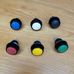 Sim Racing Momentary Push Button 12mm
