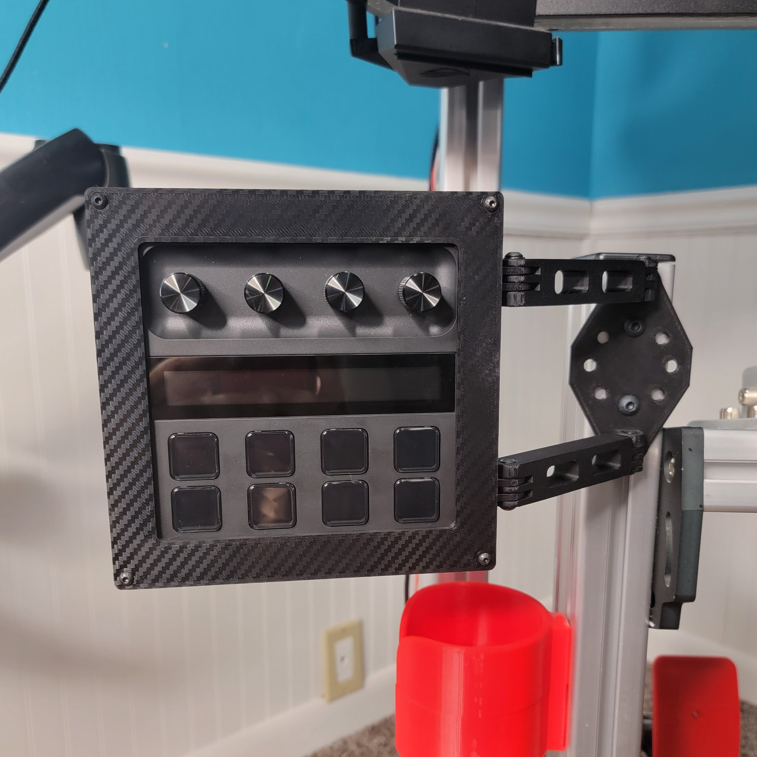 Stream Deck + (plus) Modular Side Mount for Sim Rig Aluminum Extrusion ...