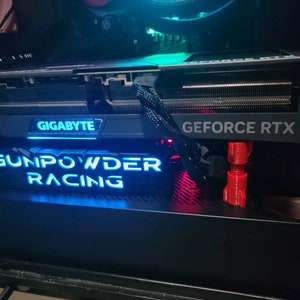 GPU Anti Sag Support Post para tarjeta gráfica: ajustable para tarjetas de 2 o 3 ranuras.