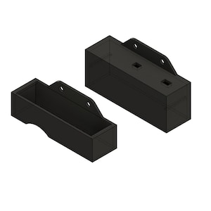 MeanWell Lrs-350-24 DIY Boost Kit Endcaps and Mounts for CSL DD Wheelbase - Power Supply Psu Mount for 8020/8040 Sim Rig