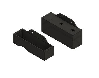 MeanWell Lrs-350-24 DIY Boost Kit Endcaps and Mounts for CSL DD Wheelbase - Power Supply Psu Mount for 8020/8040 Sim Rig