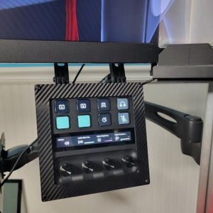 Stream Deck + (plus) Hanging / Standing Mount for Sim Rig Aluminum ...