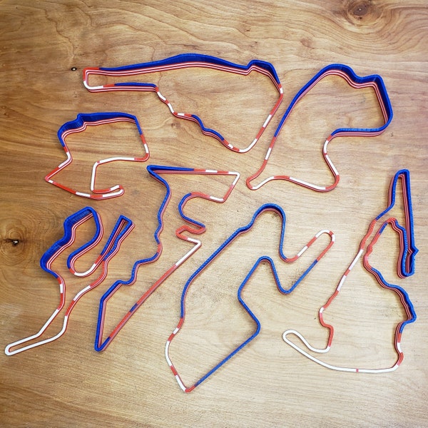 Racing Track Art With Elevation Etsy