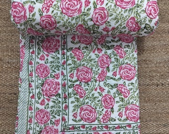 Indische Patchworkdecke Quilted Quilted Quilted Quilted Quilted Quilting Quilt, Jaipuri razai, Tagesdecke Tröster Boho Geschenk für Sie