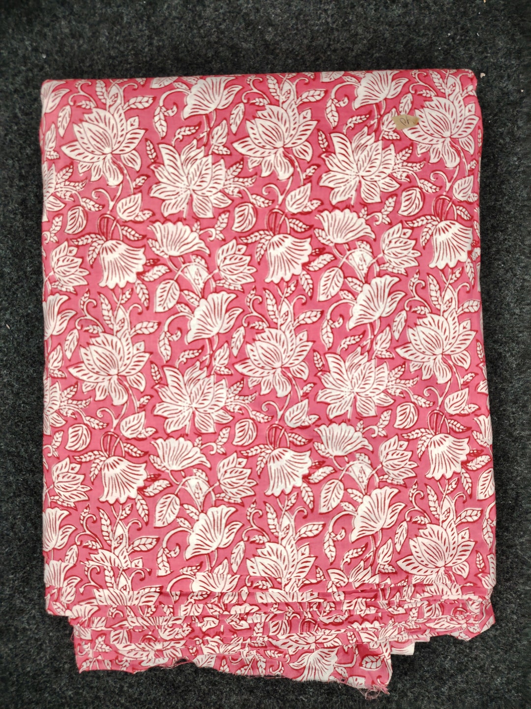 Natural Fab Women’s Pink Floral Cotton Shirt – Handblock Print, Ethnic Summer Wear