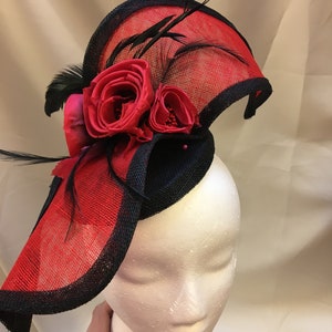 Moderne skulpturale Fascinator Hut Hochzeit Rennen | Etsy