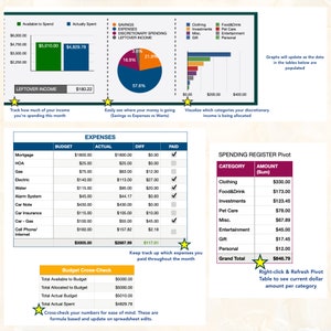 Simple Monthly Budget Template in Apple Numbers Digital & Printable ...