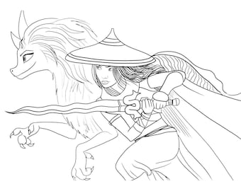 Moana Coloring Book Etsy