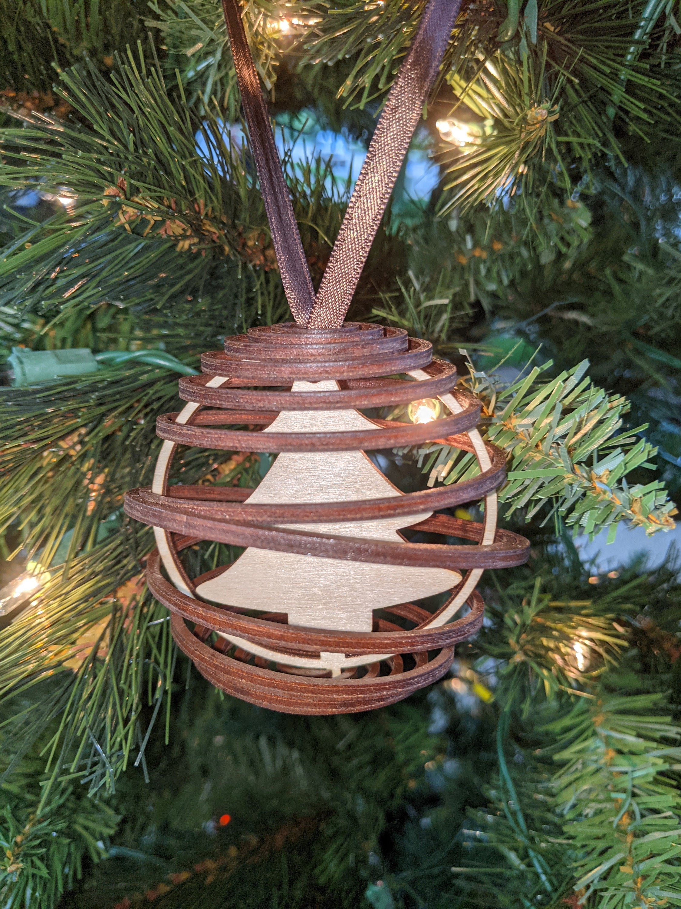 3D Spiral Christmas Ornaments Christmas Ornament Snowman Etsy