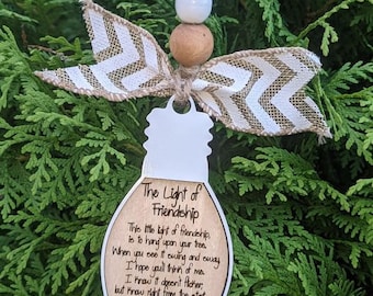 The Light of Friendship Great gift for Coworkers, Friends, Neighbors, Family 2023