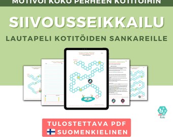 Siivousseikkailu - Koko perheen SIIVOUSPELI - ladattava pdf