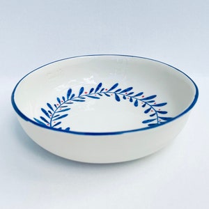 floral dinnerware, hand-painted porcelain, serving bowl, breakfast cereal bowl, ramen bowl, floral dishes, snack bowl, soup bowl, rice bowl