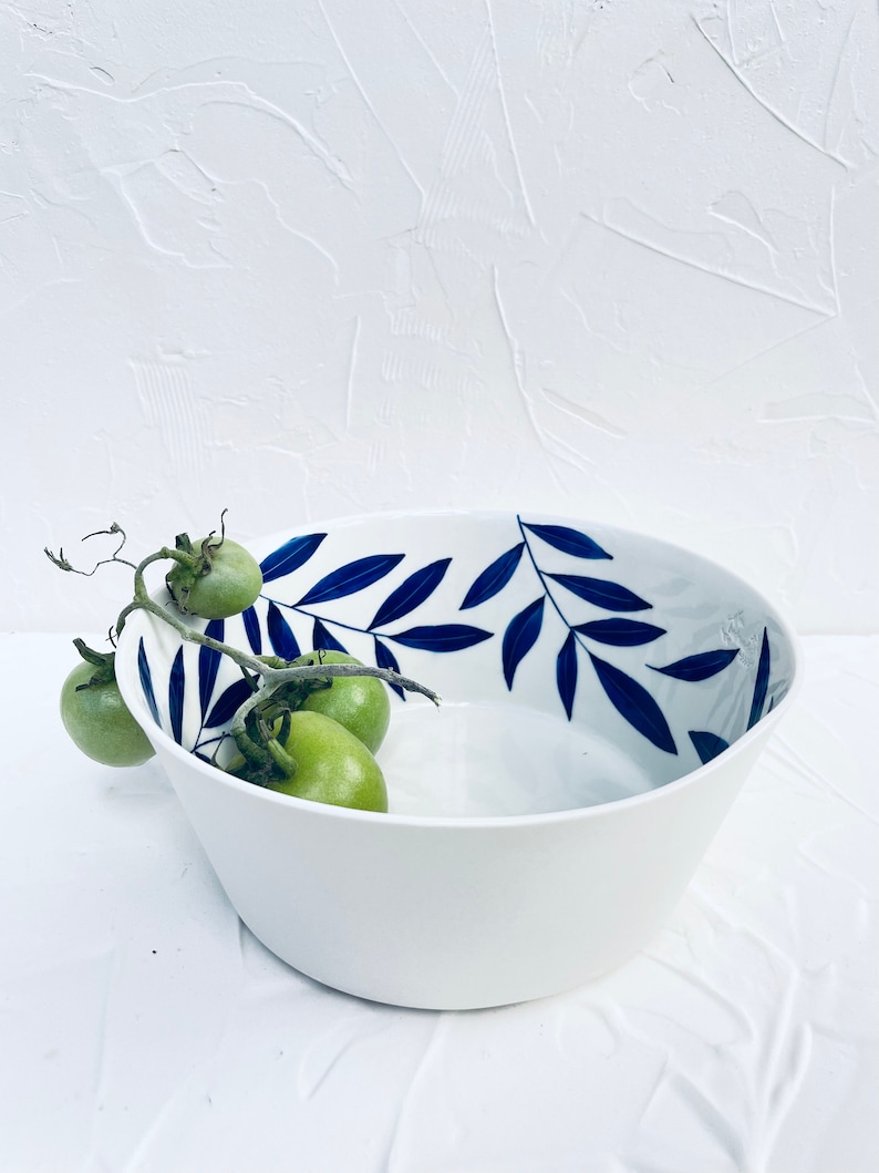 Serving Bowl, Fruit Bowl, Floral Serving Bowl, Decorative Bowls for