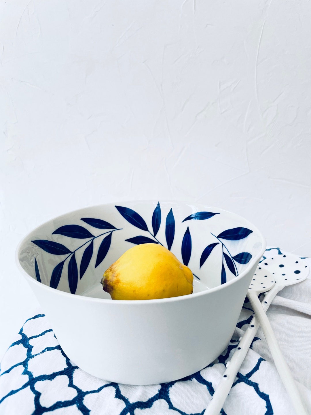 Serving Bowl, Fruit Bowl, Floral Serving Bowl, Decorative Bowls for