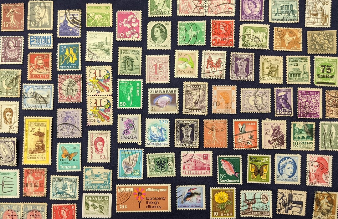 15 25 50 100 Postage Stamps Personalized to Your Taste WW Etsy Israel