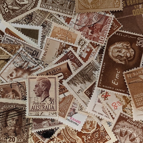 The Haunting Vintage Stamps Unused Postage Stamps for 5 Etsy