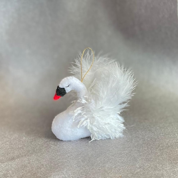 Swan Ornament Etsy