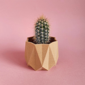 Öko-Übertopf - RUBY - Planetenfreundlicher geometrischer Topf