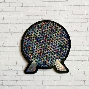 STICKER:  Spaceship Earth Holographic