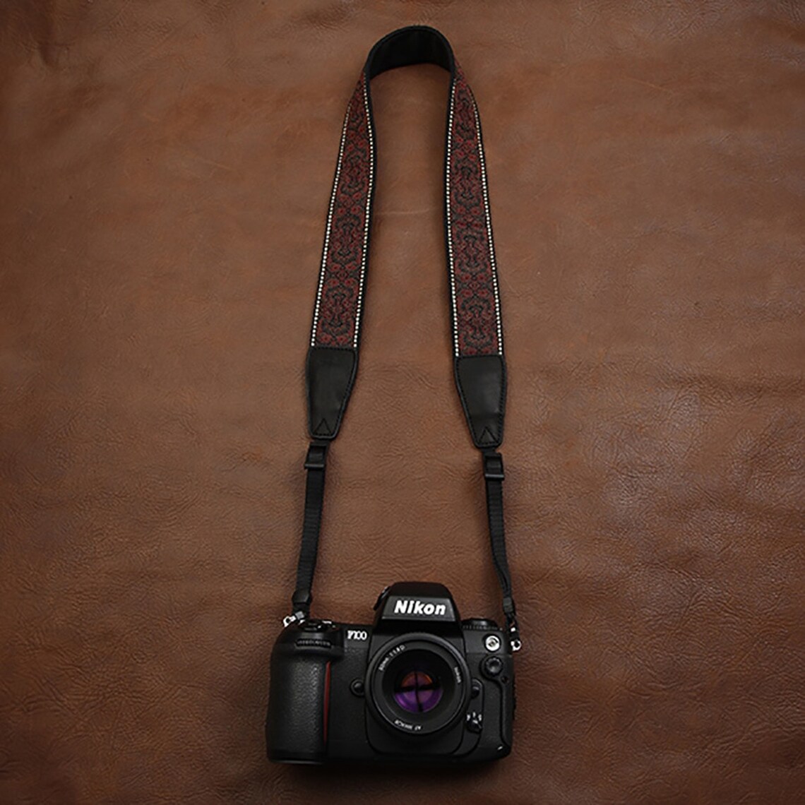 Cotton Hand Woven Camera strap Vintage camera strap Retro Etsy