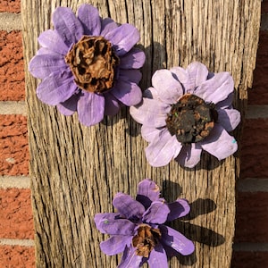 Pine cone wall hanging, natural and hand made