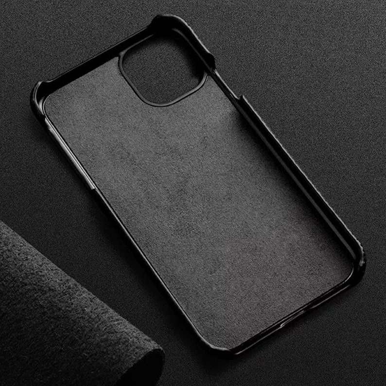 Personalised Royal Blue Pebble Leather Phone Case, iPhone 13, 13 Pro