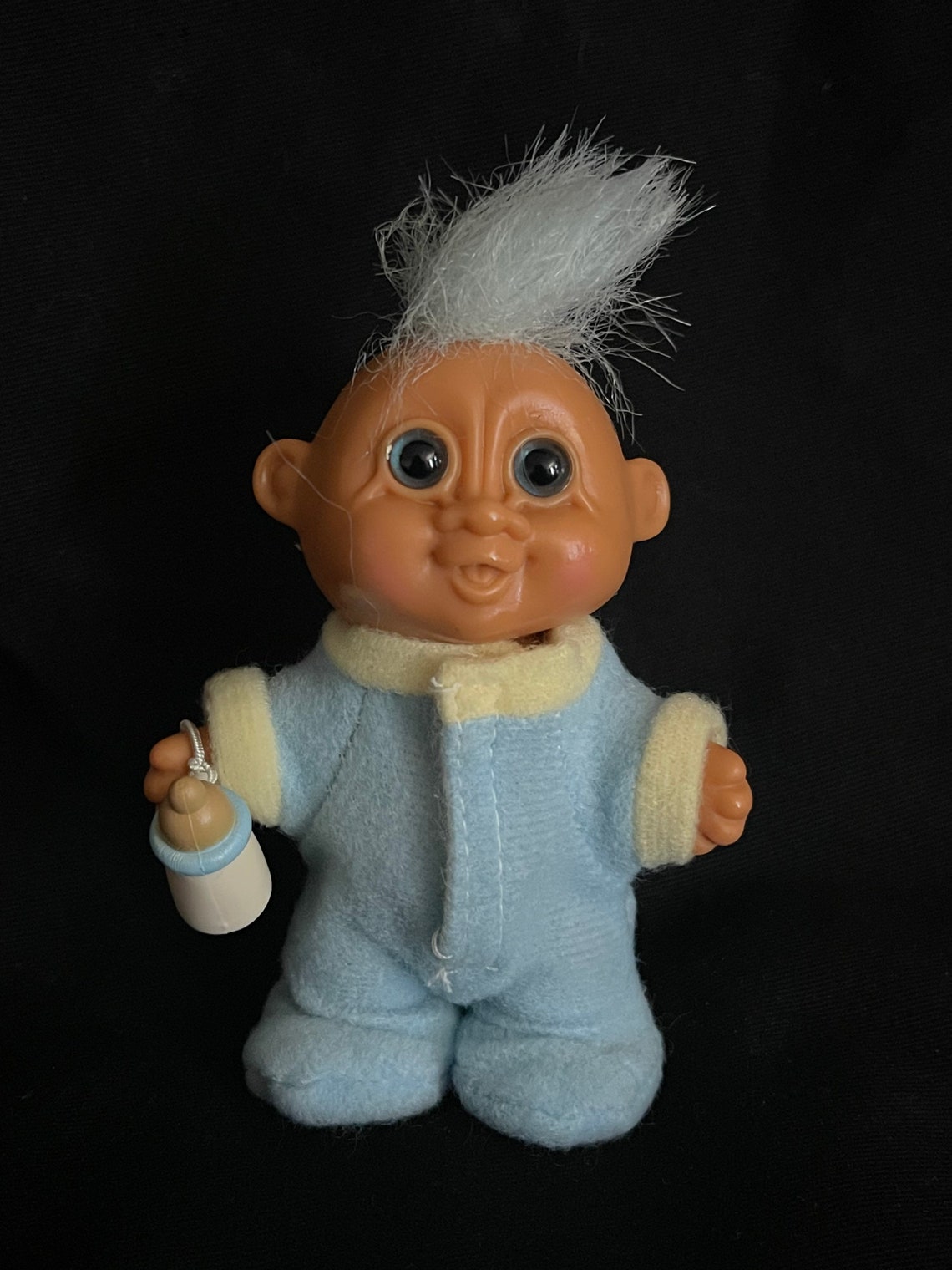 Vintage Russ Baby Blue Boy Troll Doll Etsy
