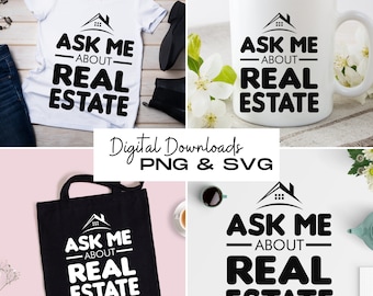 Real Estate SVG, Realtor Shirt Design, Agent PNG (Digital Download)