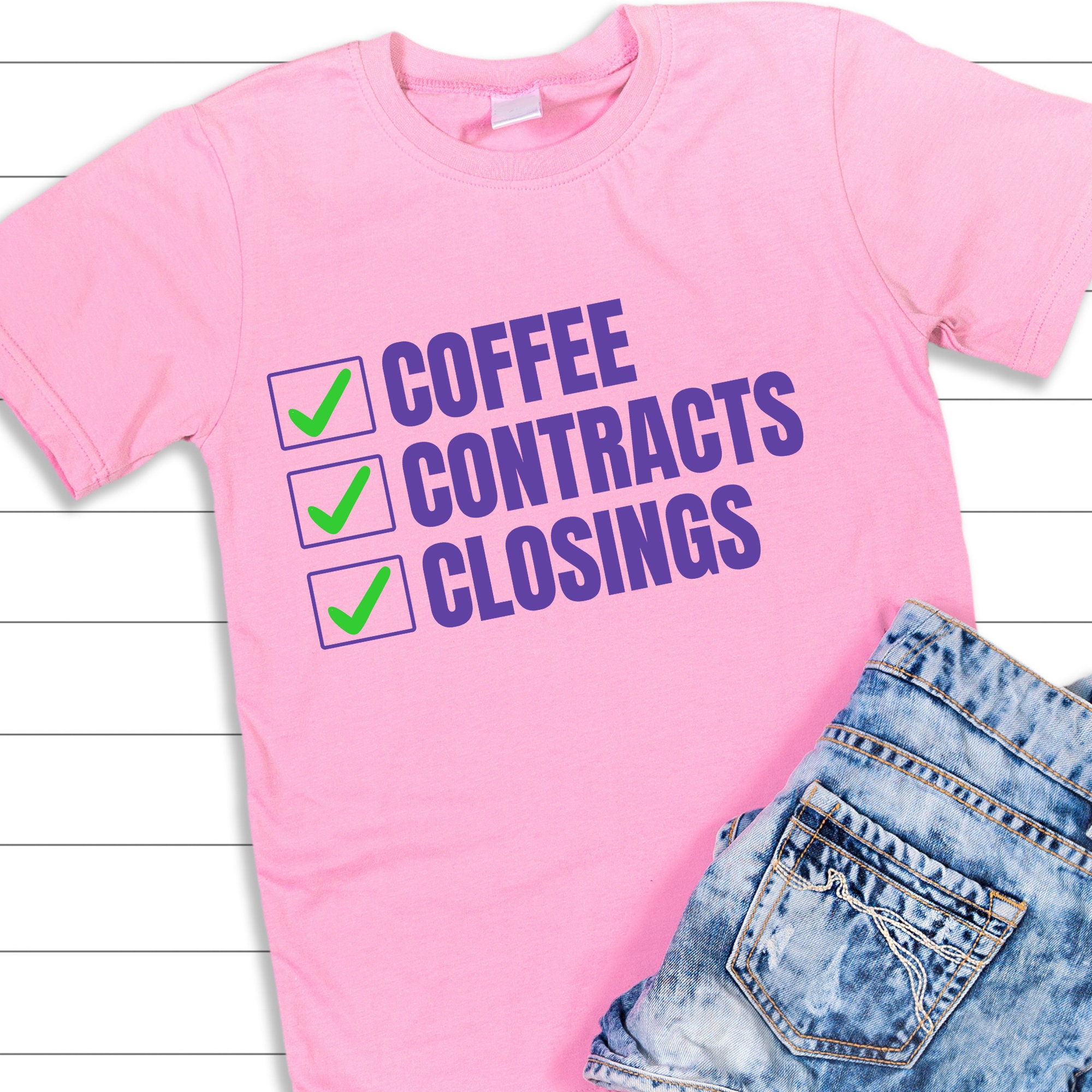 Coffee Contracts Closings SVG and PNG Digital Download Realtor Etsy