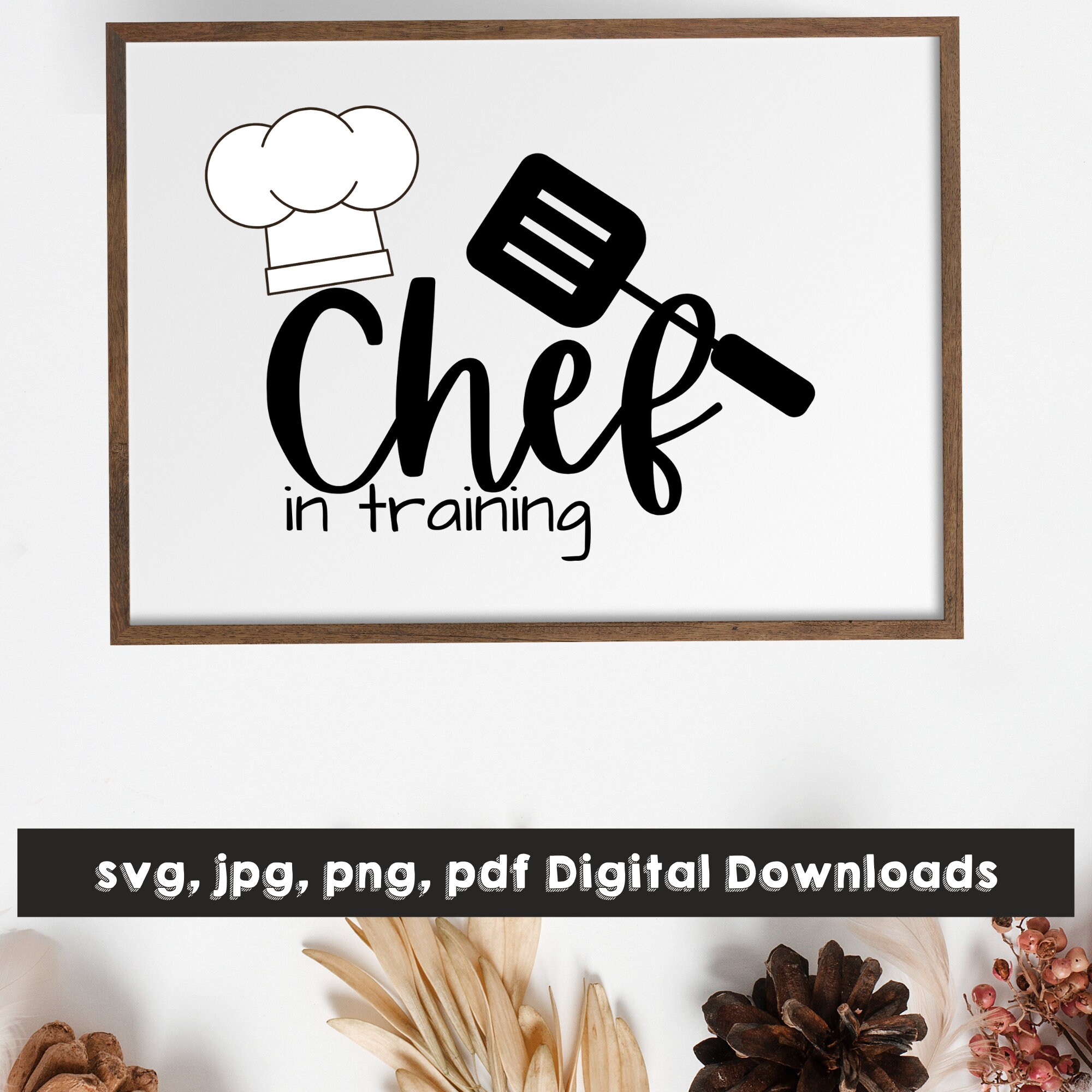Little Chef Svg Png Jpg Pdf Instant Digital Download - Etsy