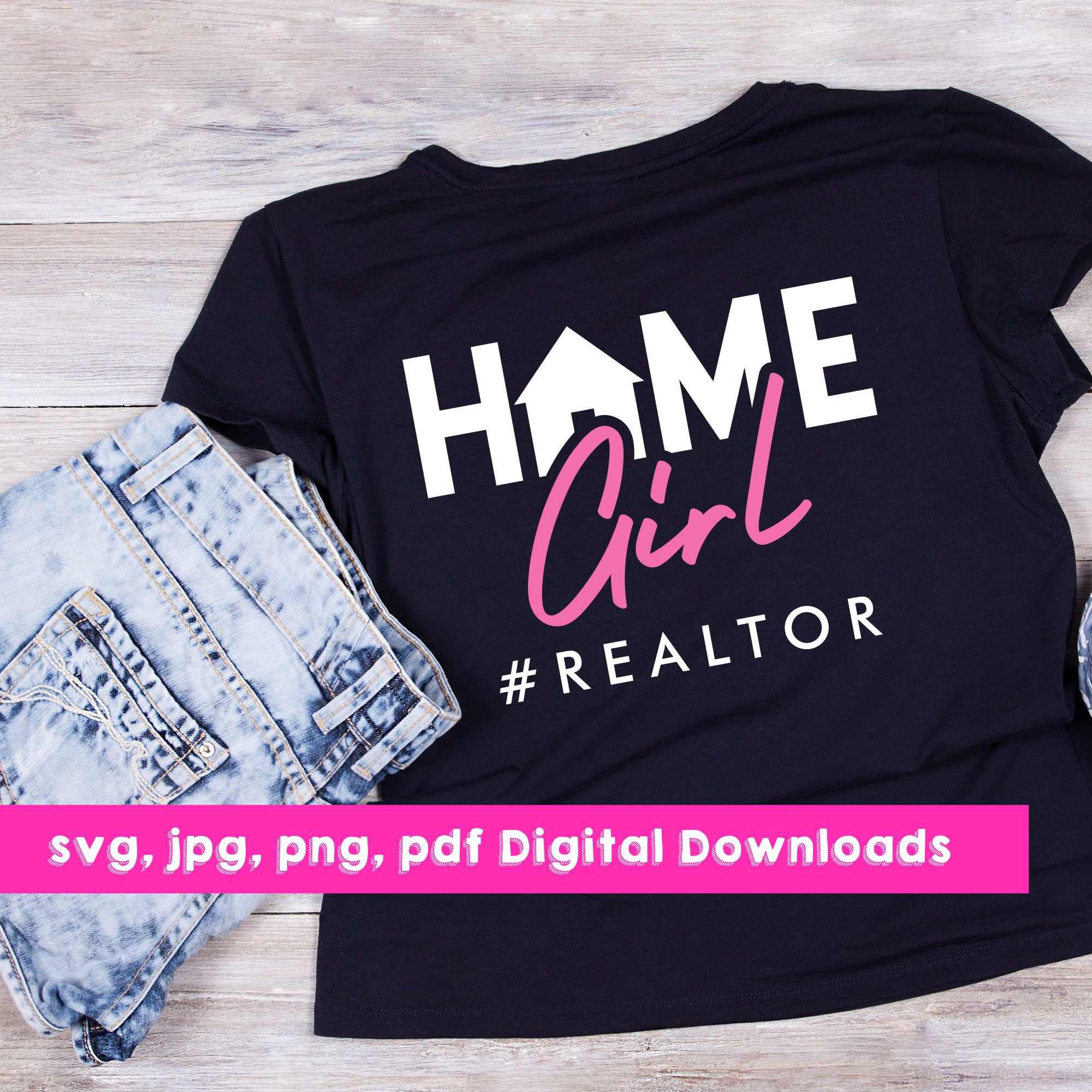 Home Girl SVG Real Estate Agent Real Estate SVG & PNG Etsy