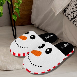 Snowman slippers shop
