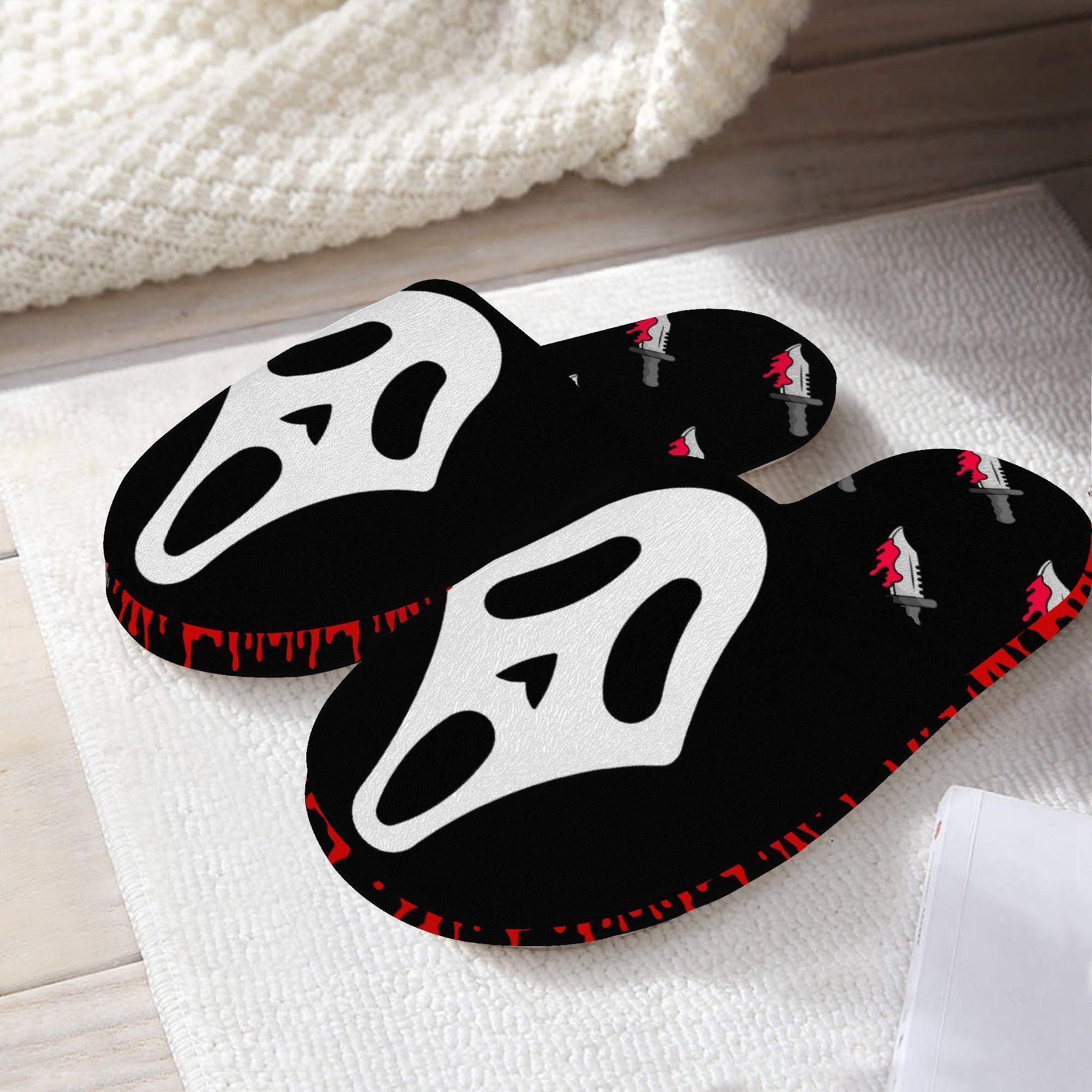 Face Slippers Halloween Horror Lovers -