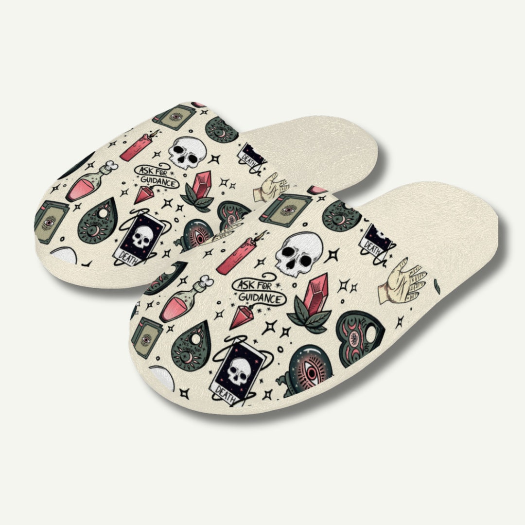 Witchy Slippers Cute Witchy Gift Occult Clothing Trendy - Etsy