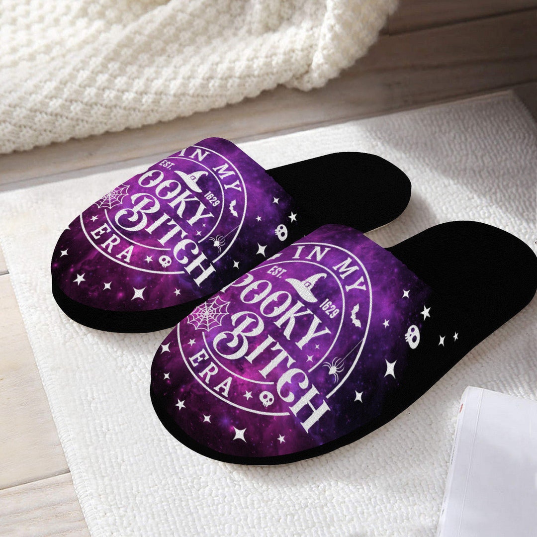 Spooky Bitch Era Slippers Witchy Era Gifts Spooky Season Trendy House ...