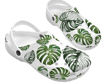 Plant-Inspired Slide Sandals : Monstera Mule