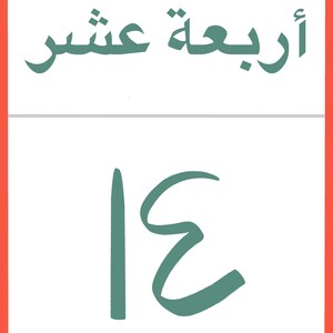 Numbers Flashcards printable - Etsy