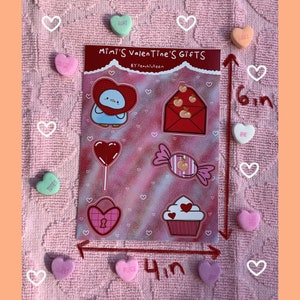Mimi Valentines Day Sticker Sheet