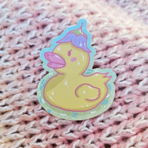 Tulip Duck 3 Zoll Vinyl-Aufkleber wasserfest