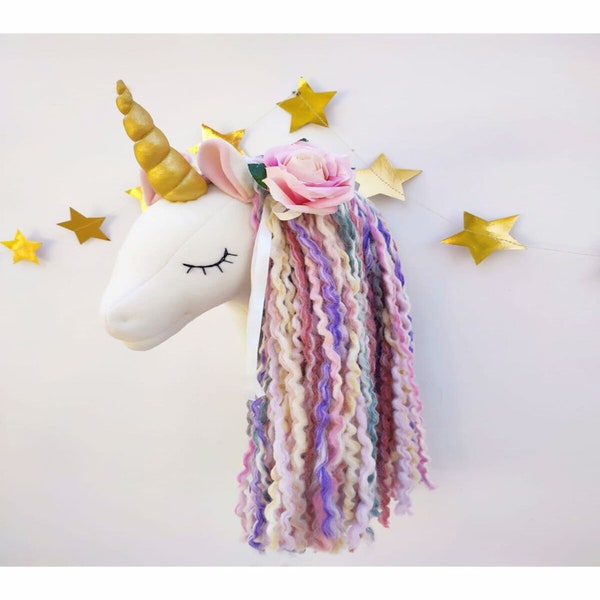 Unicorn Wall Mount Etsy