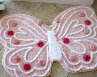 SoSung Nature Area Rug,Butterflies Flowers Shamrocks Vibrant Botanical Inspirational Print,for Living Room Bedroom Dining Room,4'x 3',Light Pink Coral Lime Green SoSung Nature Area Rug,Butterflies Flowers Shamrocks Vibrant Botanical Inspirational Print,for Living Room Bedroom Dining Room,4'x 3',Light Pink Coral Lime Green